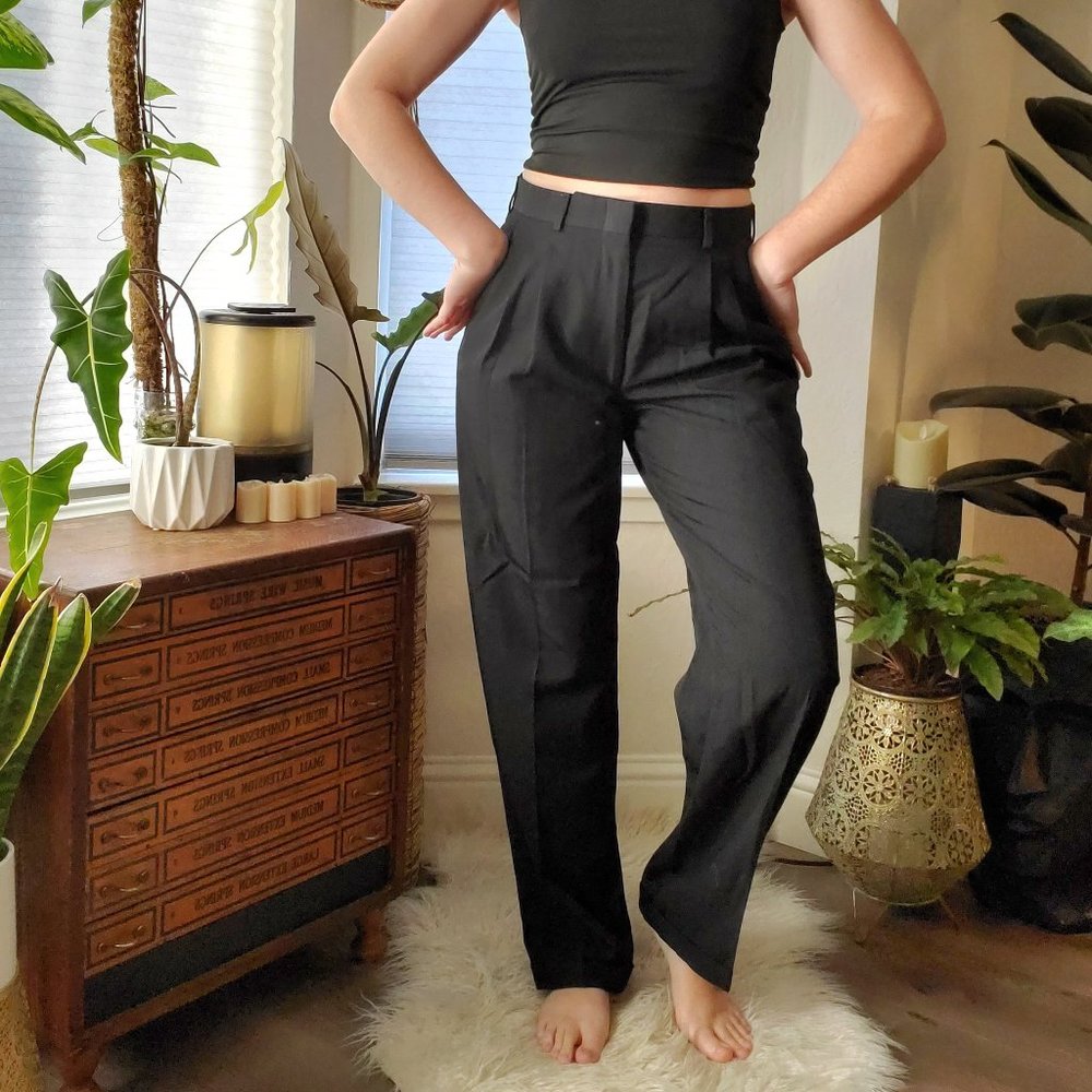 vintage 1990s black trousers - Picture 4 of 10